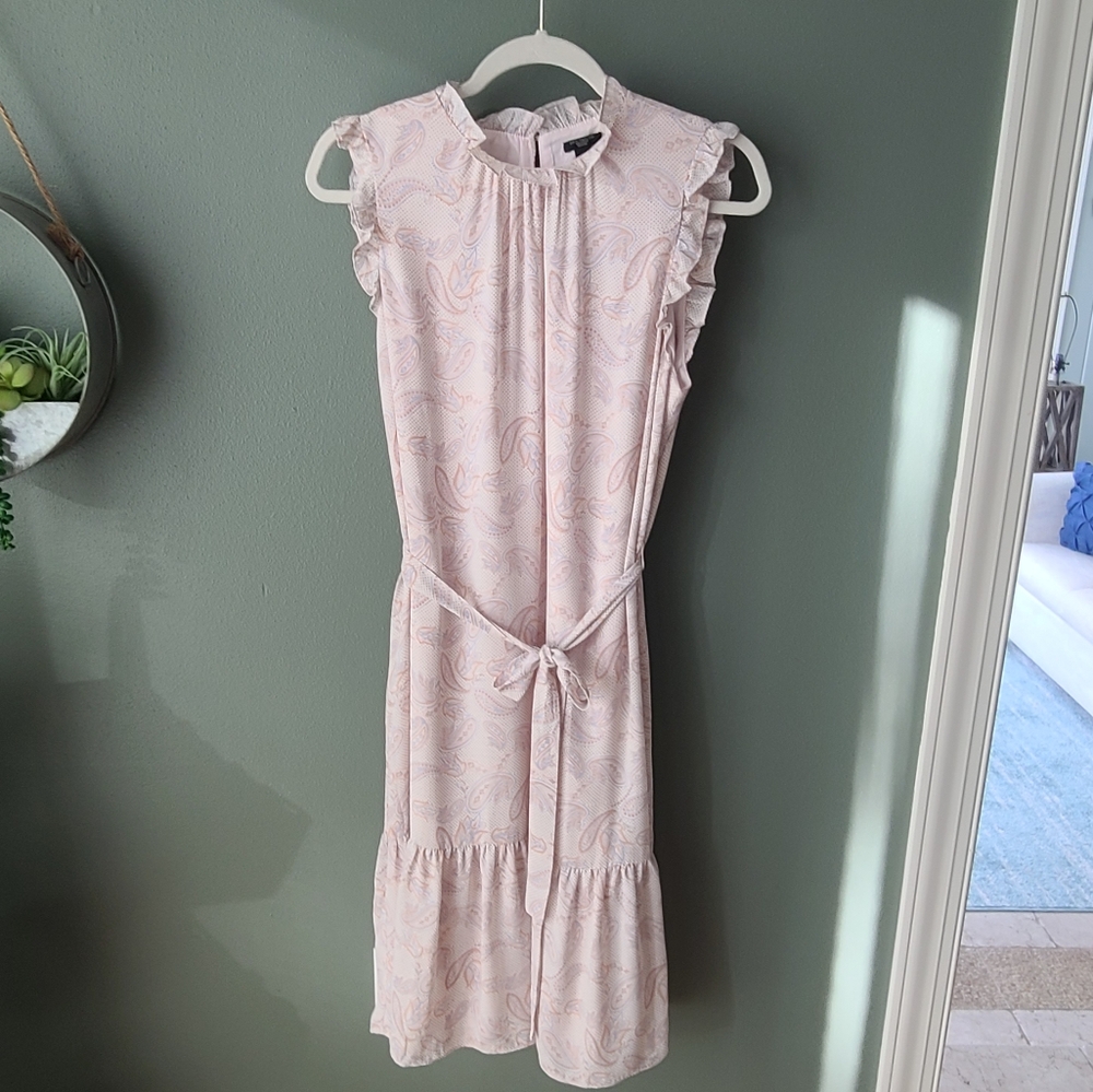 NWT Ann Taylor Factory Paisley Dress, Size Large Petite